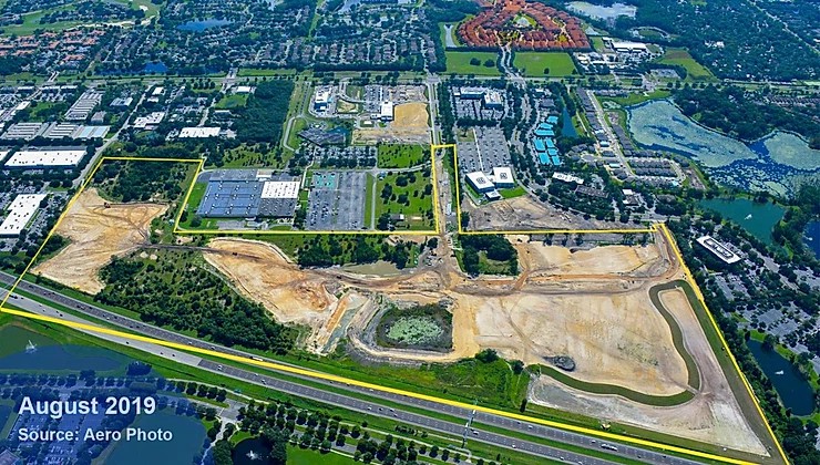 Aerial Images Show Job Site Progress in Lake Mary